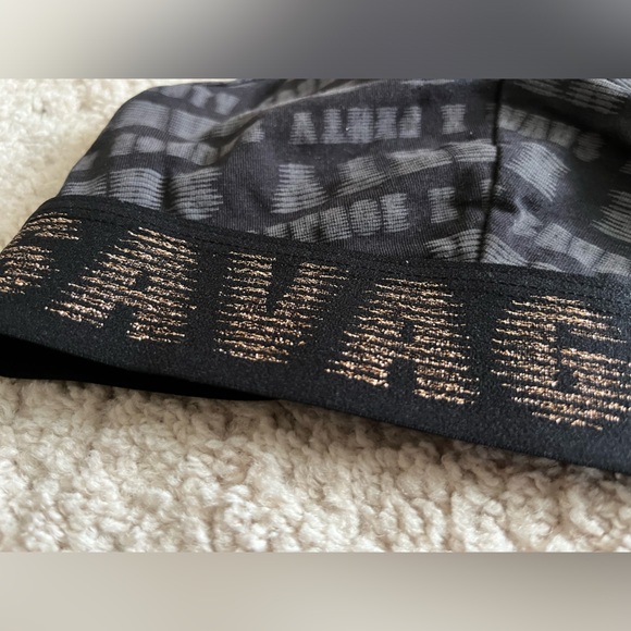 NWT Savage X Fenty Women's Forever Savage Bralette Skinny Racerback Black Print - Picture 2 of 10